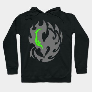 Single eye abstarct bird design Hoodie